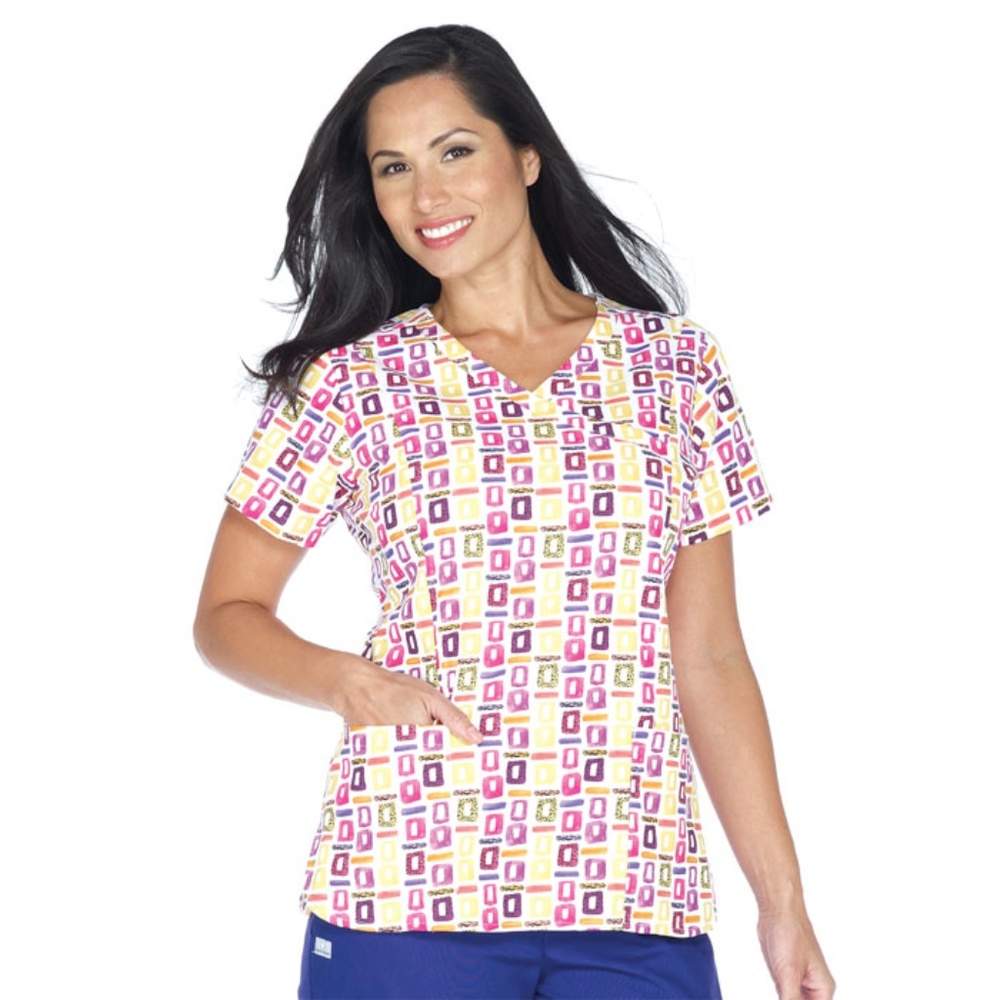 Bio Medical Uniform Scrub Top Mock